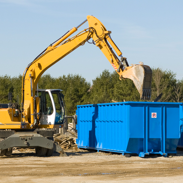 are there any restrictions on where a residential dumpster can be placed in Grand County